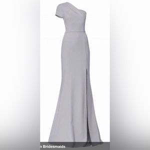 Amsale Nadia Dress in Ice. Size 12.